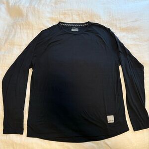 Orage Men’s Black thin technical long sleeve shirt size XL